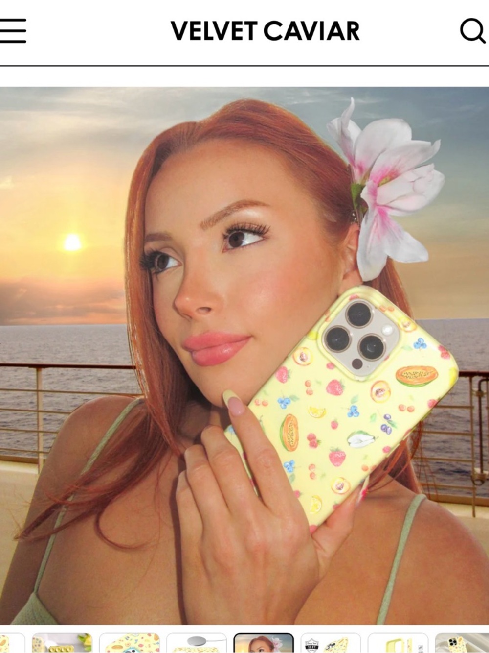 Velvet Caviar iPhone 16 pro max case
